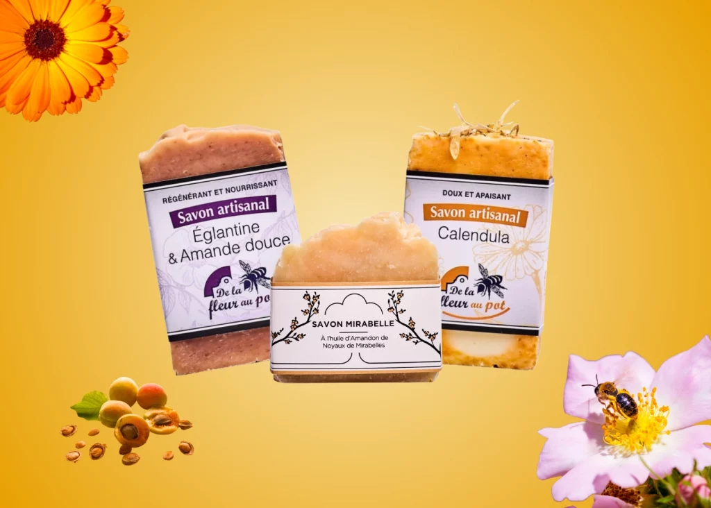 De la Fleur au Pot - été Savons Artisanaux - Mirabelle Calendula